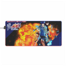 Load image into Gallery viewer, Blue Exorcist Rin Okumura, Yukio Okumura RGB LED Mouse Pad (Desk Mat)
