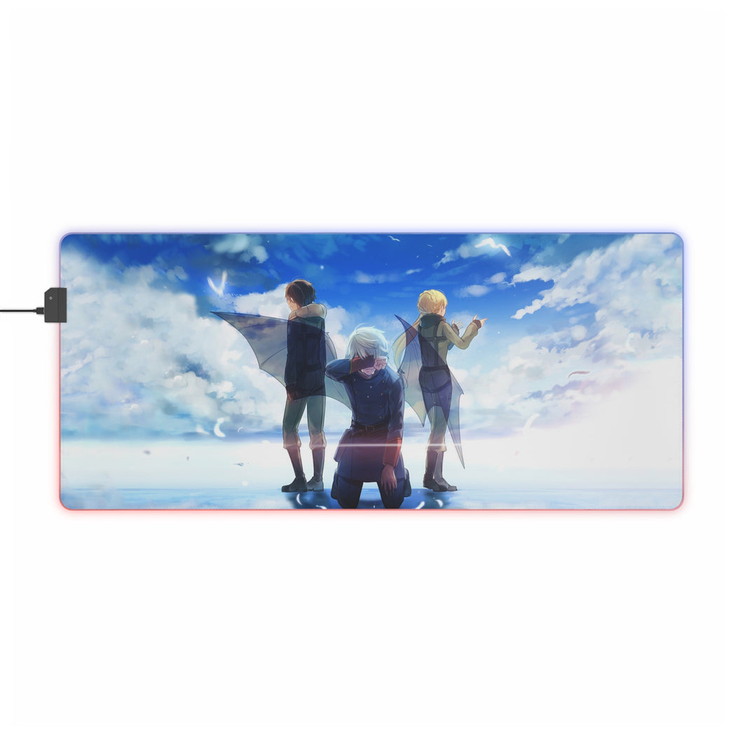 Tapis de souris LED RVB Aldnoah.Zero (tapis de bureau)