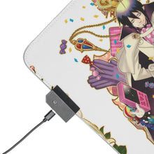 Load image into Gallery viewer, Blue Exorcist RGB LED Mouse Pad (Desk Mat)
