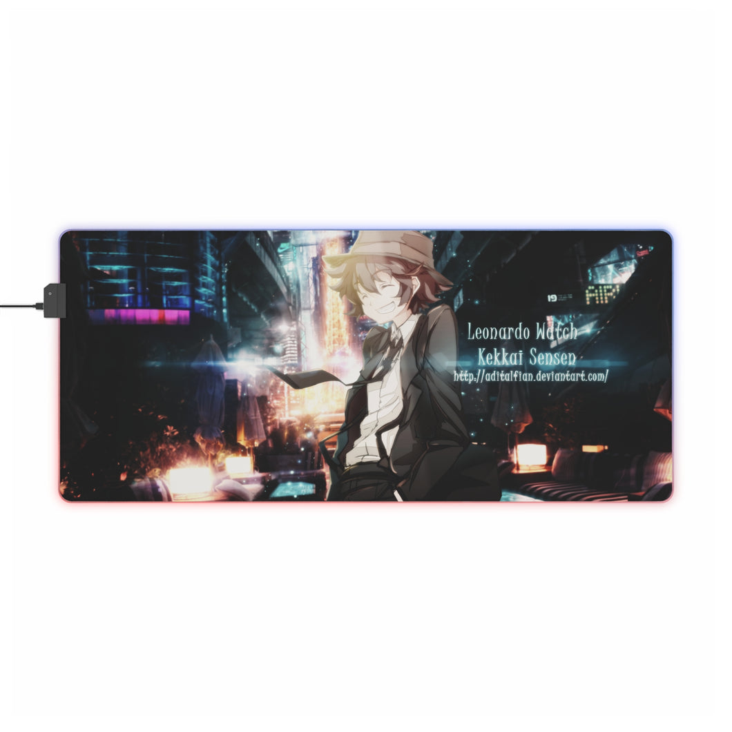 Blood Blockade Battlefront Leonardo Watch RGB LED Mouse Pad (Desk Mat)