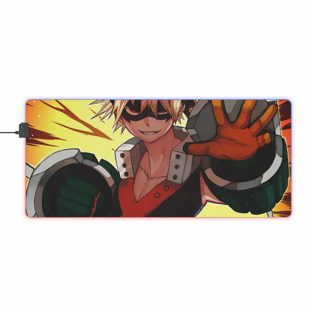 My Hero Academia Katsuki Bakugou RGB LED Mouse Pad (Desk Mat)