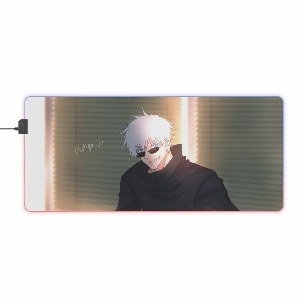 Tapis de souris LED RVB Jujutsu Kaisen (tapis de bureau)