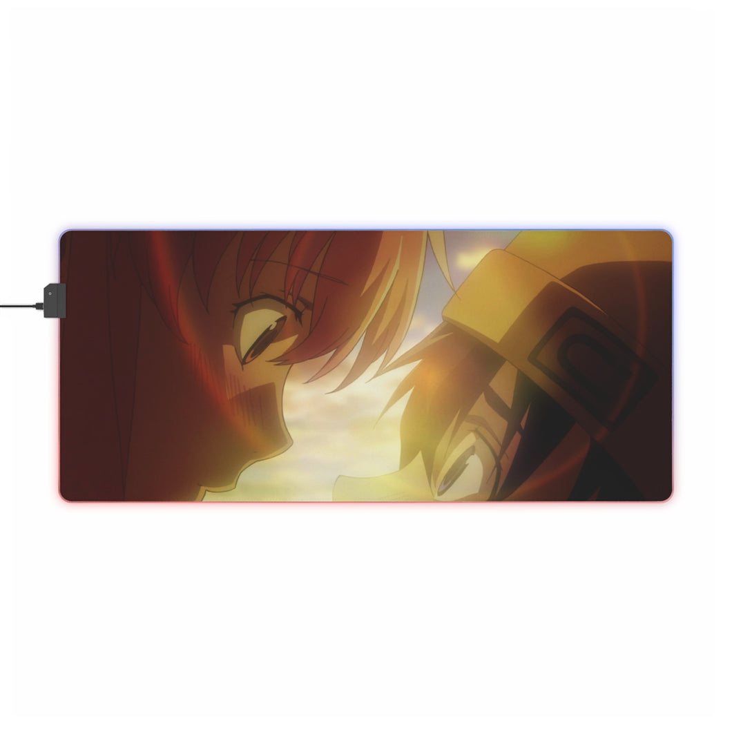 Tapis de souris LED RVB Mirai Nikki (tapis de bureau)