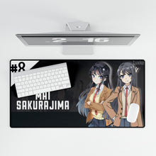 Cargar imagen en el visor de la galería, Mai Sakurajima Mouse Pad (Desk Mat)
