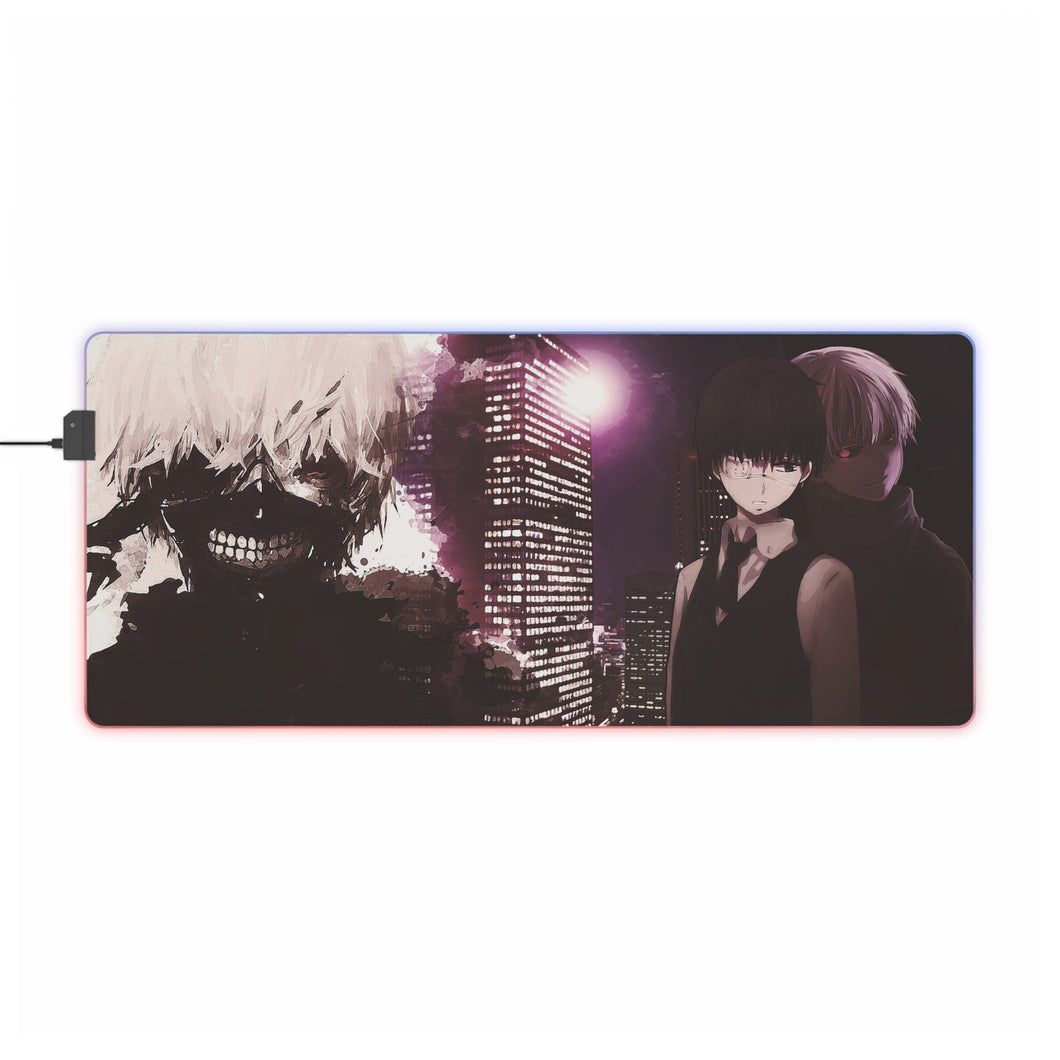 Tokyo Ghoul Ken Kaneki RGB LED Mouse Pad (Desk Mat)