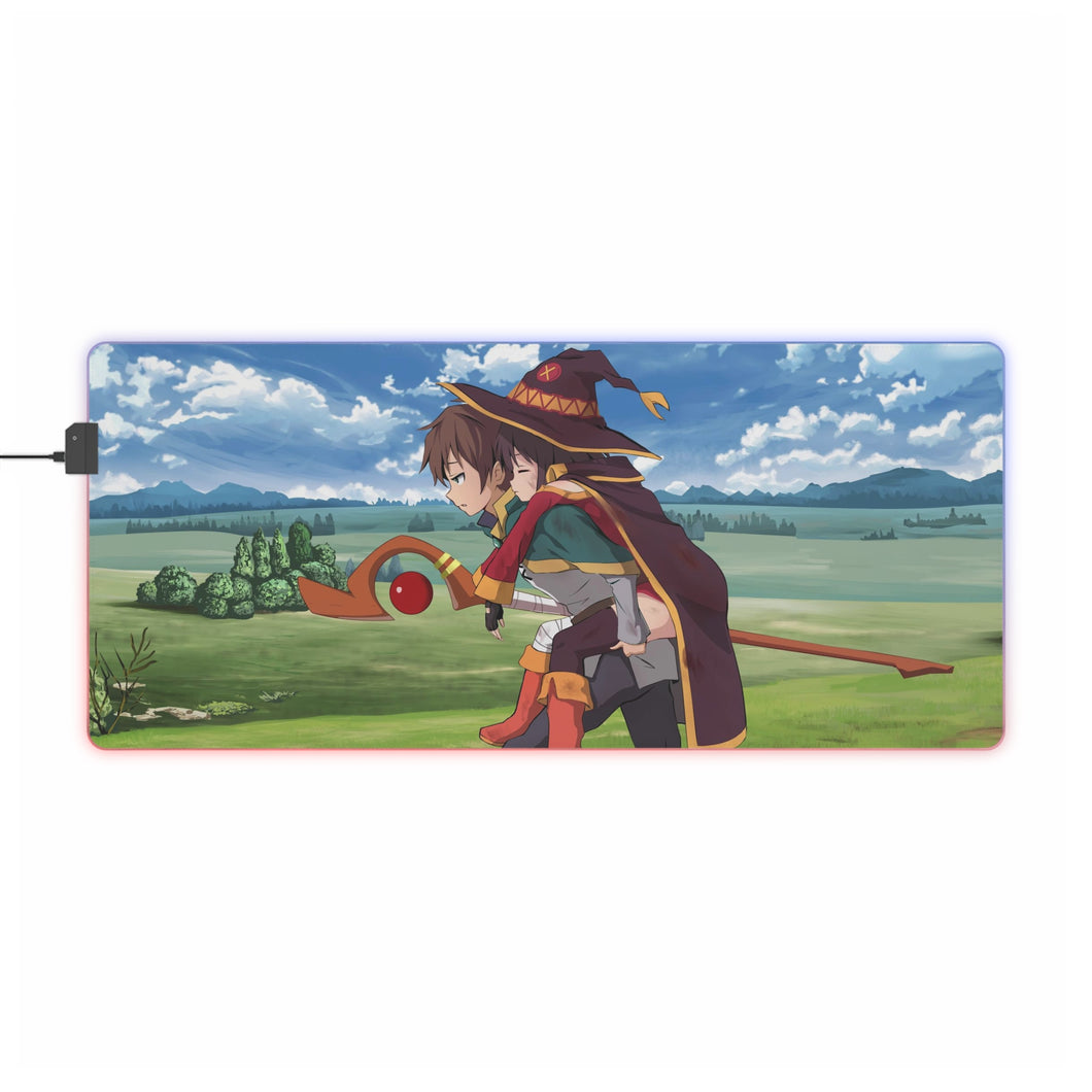 KonoSuba - God’s blessing on this wonderful world!! RGB LED Mouse Pad (Desk Mat)