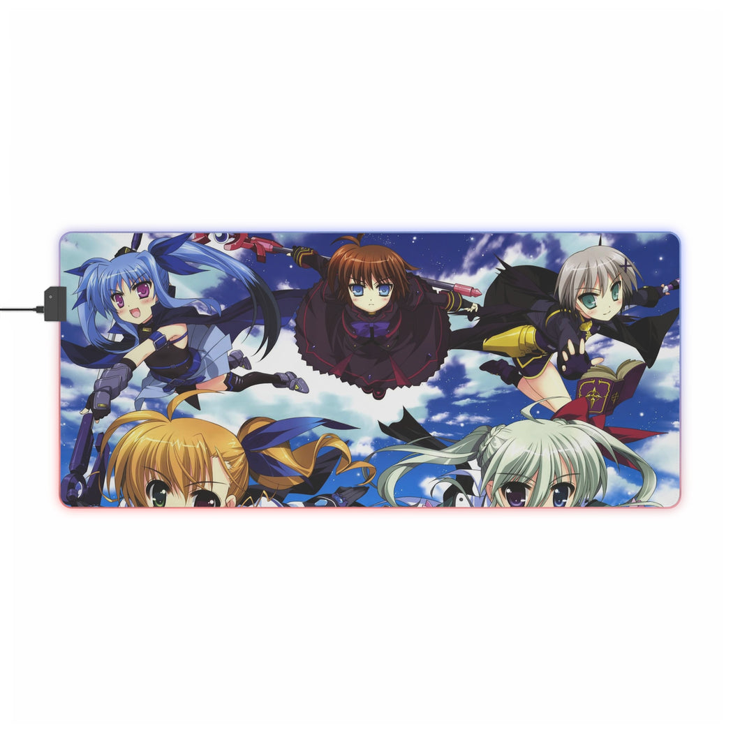 Magical Girl Lyrical Nanoha RGB LED Mouse Pad (Desk Mat)