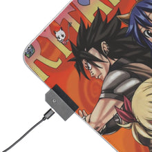 Cargar imagen en el visor de la galería, Fairy Tail Natsu Dragneel, Erza Scarlet, Gray Fullbuster, Lucy Heartfilia, Wendy Marvell RGB LED Mouse Pad (Desk Mat)
