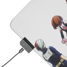 Cargar imagen en el visor de la galería, My Hero Academia Izuku Midoriya, Katsuki Bakugou, Tenya Iida, Tsuyu Asui RGB LED Mouse Pad (Desk Mat)
