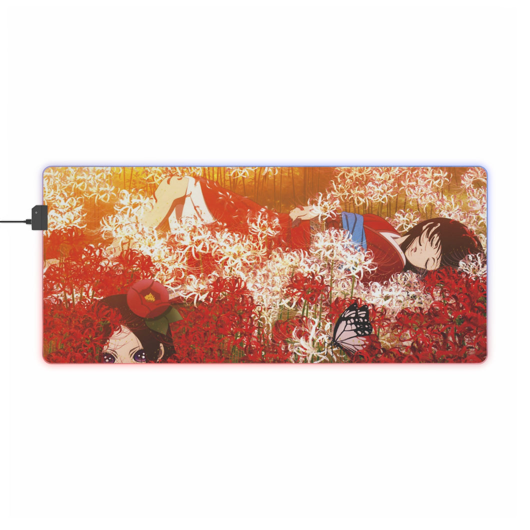 Tapis de souris LED RVB Jigoku Shōjo (tapis de bureau)