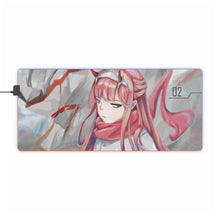 Cargar imagen en el visor de la galería, Kawaii Zero Two RGB LED Mouse Pad (Desk Mat)
