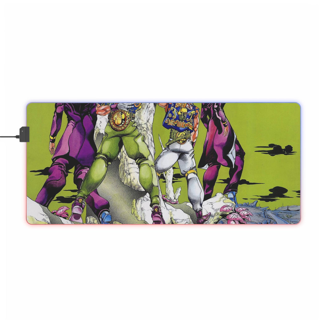 Anime Jojo's Bizarre Adventure RGB LED Mouse Pad (Desk Mat)