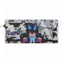 Load image into Gallery viewer, Blue Exorcist Rin Okumura RGB LED Mouse Pad (Desk Mat)
