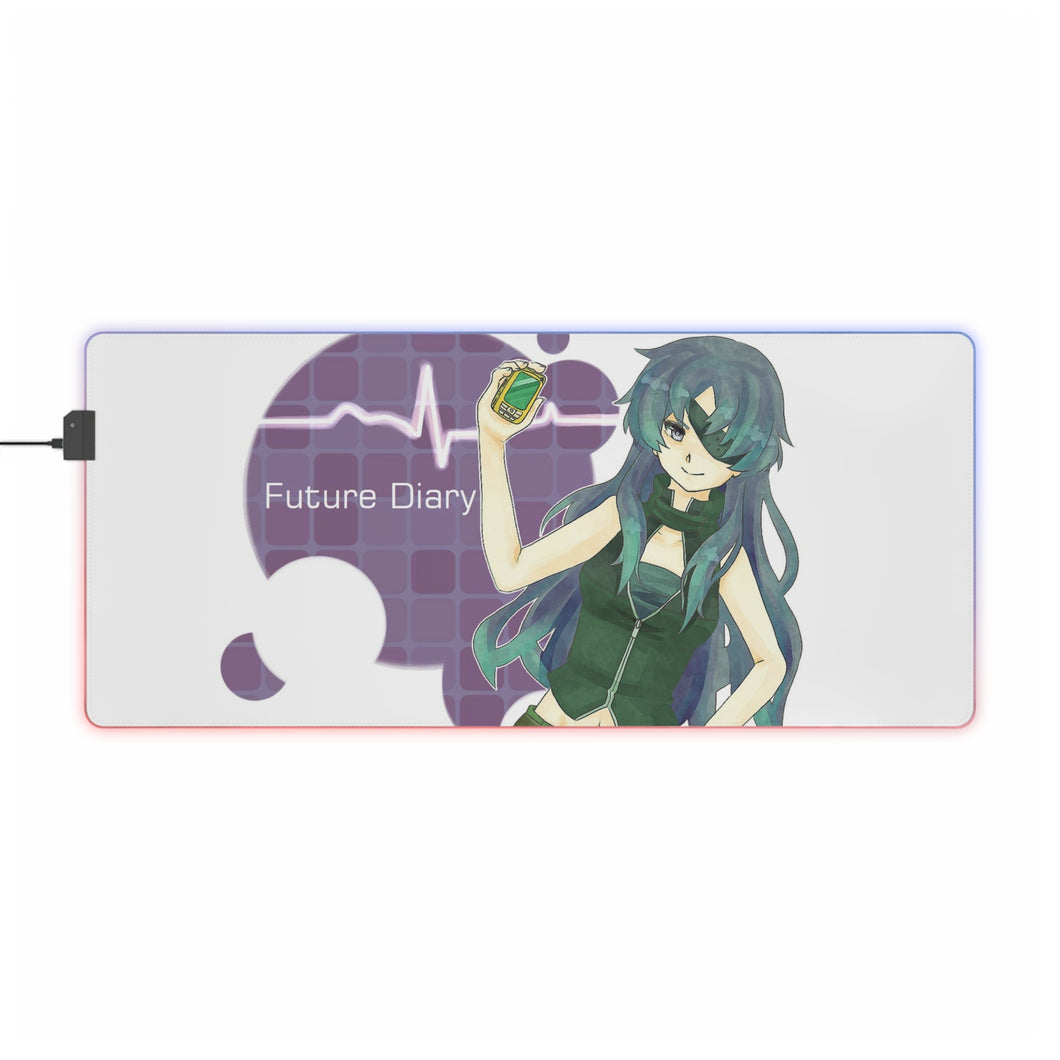 Tapis de souris LED RVB Mirai Nikki (tapis de bureau)