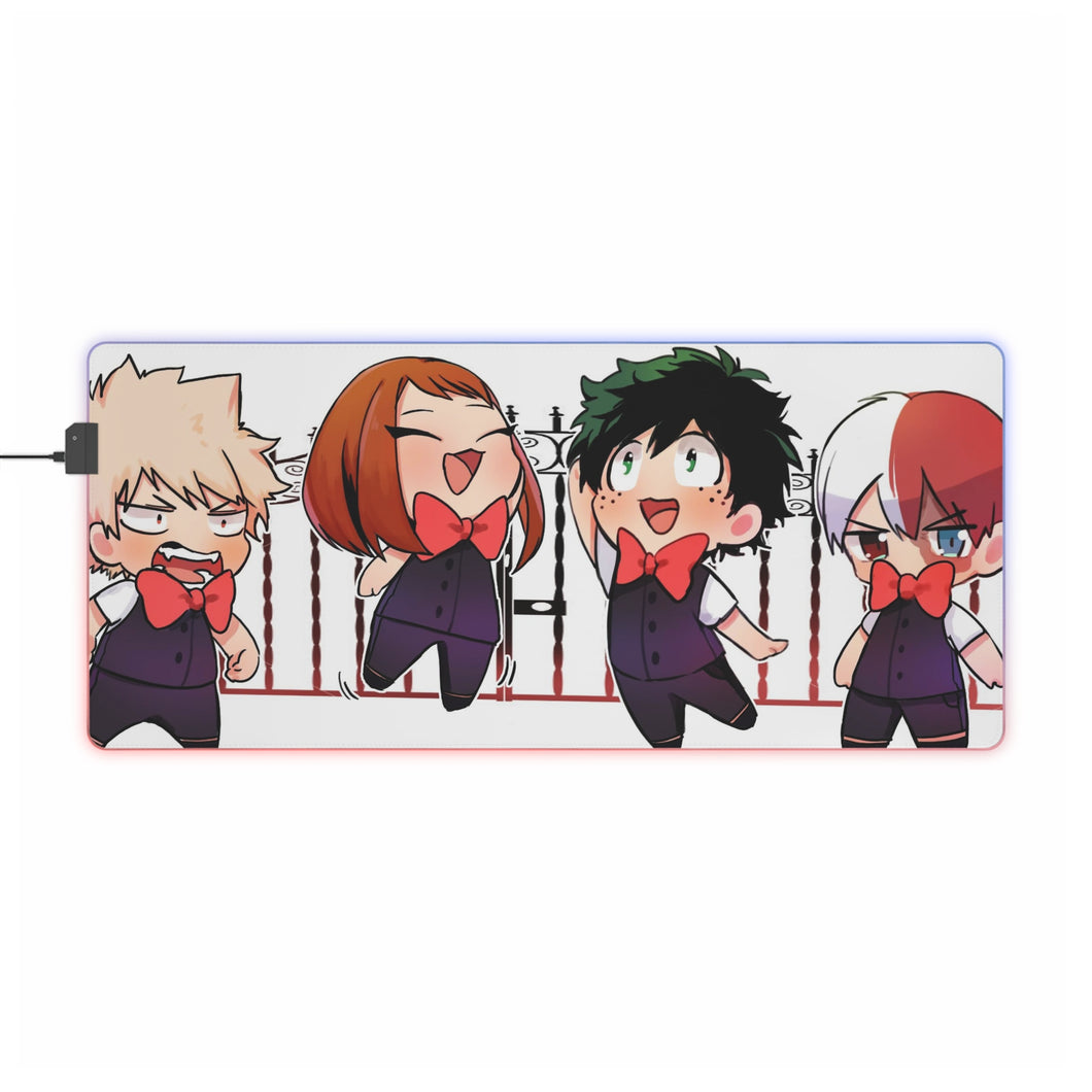 My Hero Academia Izuku Midoriya, Katsuki Bakugou RGB LED Mouse Pad (Desk Mat)