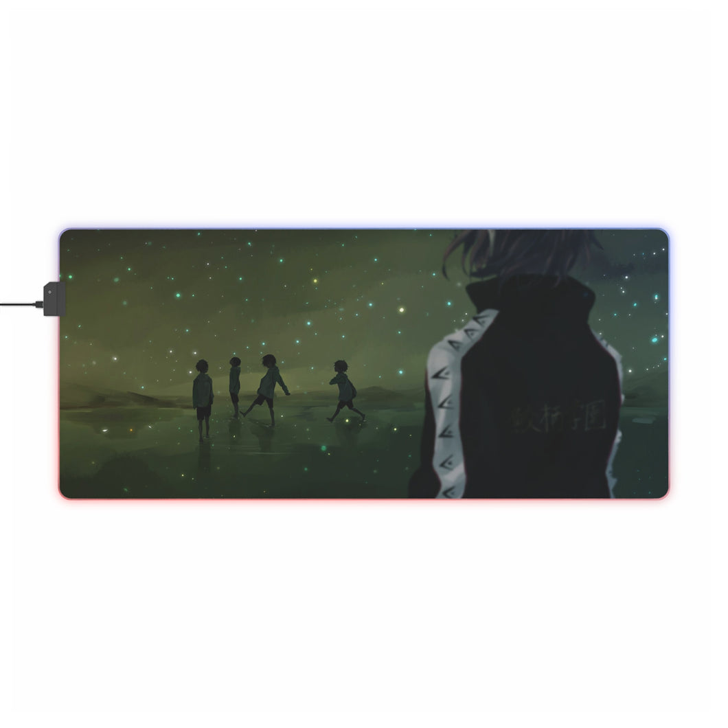 Gratuit! Rin Matsuoka, Makoto Tachibana, Haruka Nanase, Nagisa Hazuki RGB LED Tapis de souris (Tapis de bureau)