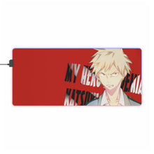 Cargar imagen en el visor de la galería, My Hero Academia Katsuki Bakugou RGB LED Mouse Pad (Desk Mat)
