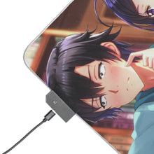 Charger l&#39;image dans la galerie, Tapis de souris LED RVB My Teen Romantic Comedy SNAFU Hachiman Hikigaya, Komachi Hikigaya (tapis de bureau)
