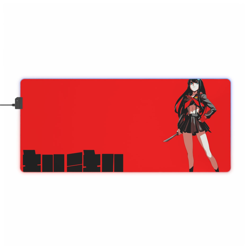 Tapis de souris LED RVB Anime Kill La Kill (tapis de bureau)