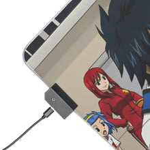 Cargar imagen en el visor de la galería, Fairy Tail Natsu Dragneel, Erza Scarlet, Gray Fullbuster, Lucy Heartfilia, Happy RGB LED Mouse Pad (Desk Mat)
