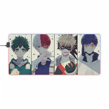 Cargar imagen en el visor de la galería, My Hero Academia Izuku Midoriya, Katsuki Bakugou, Tenya Iida RGB LED Mouse Pad (Desk Mat)
