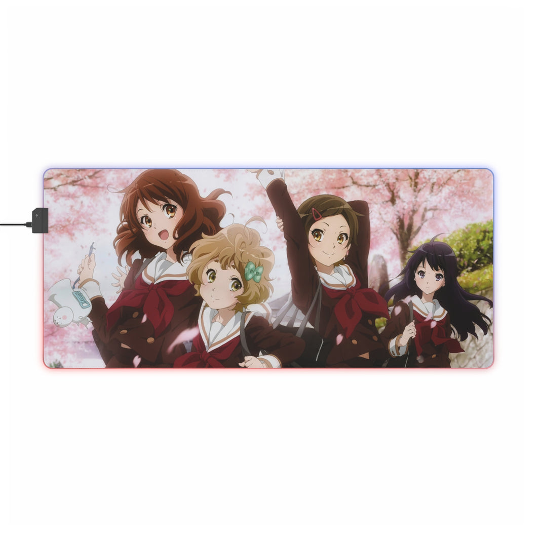 Sound! Euphonium Kumiko Oumae, Reina Kousaka, Hazuki Katou, Sapphire Kawashima RGB LED Mouse Pad (Desk Mat)