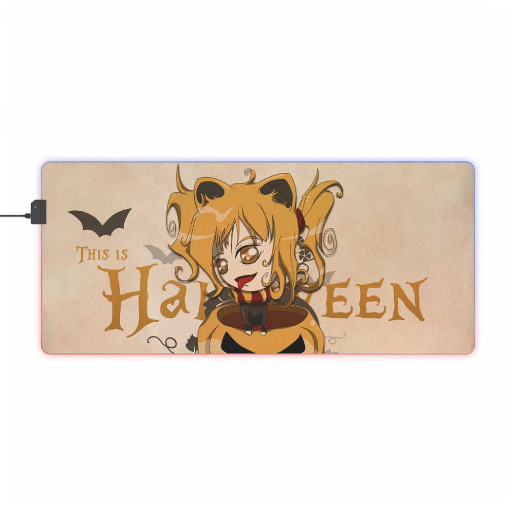 Anime Halloween RGB LED Mouse Pad (Desk Mat)