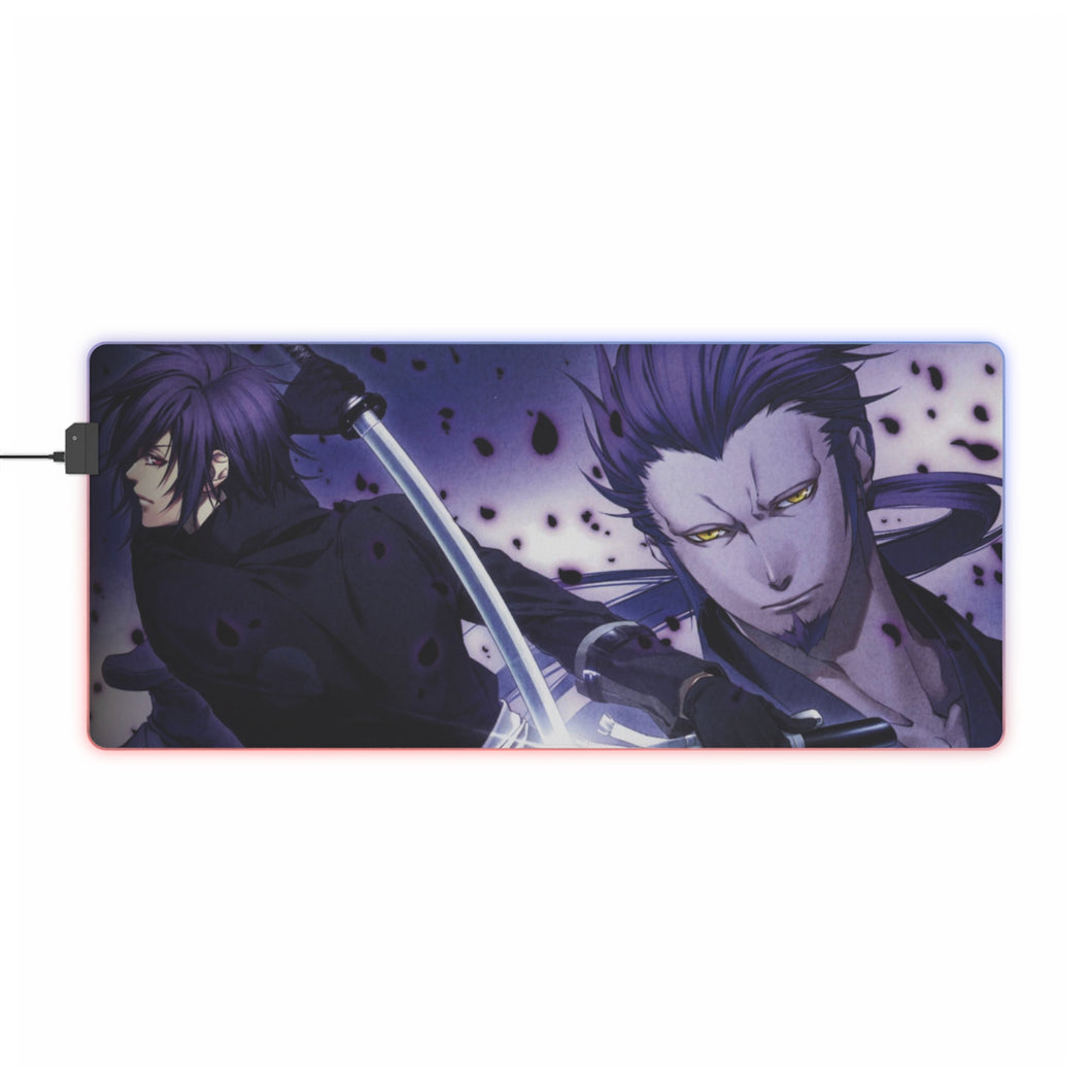 Tapis de souris LED RGB Hakuouki Shinsengumi Kitan (tapis de bureau)