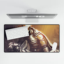 Load image into Gallery viewer, Saitama and Genos Mouse Pad (Desk Mat)
