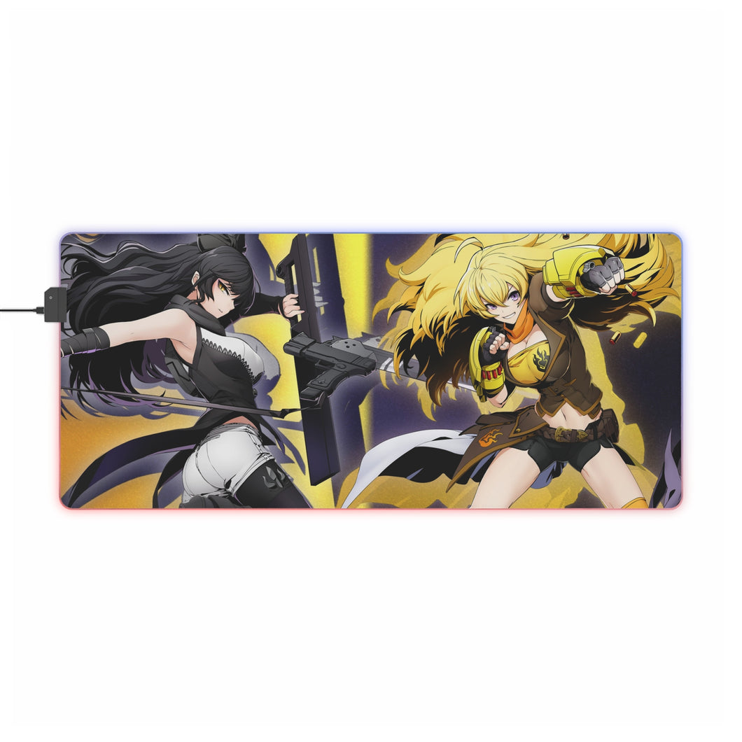 Tapis de souris LED RGB Anime RWBY (tapis de bureau)