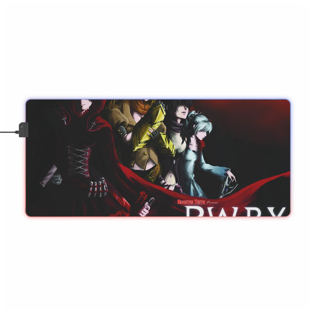 Tapis de souris LED RGB Anime RWBY (tapis de bureau)