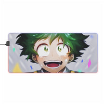 Charger l&#39;image dans la galerie, Tapis de souris LED RVB My Hero Academia Izuku Midoriya (tapis de bureau)
