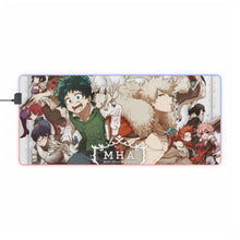 Cargar imagen en el visor de la galería, My Hero Academia Izuku Midoriya, Katsuki Bakugou, Tenya Iida, Shouta Aizawa, Tsuyu Asui RGB LED Mouse Pad (alfombra de escritorio)
