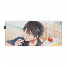 Charger l&#39;image dans la galerie, Gratuit ! Tapis de souris LED RVB Haruka Nanase (tapis de bureau)
