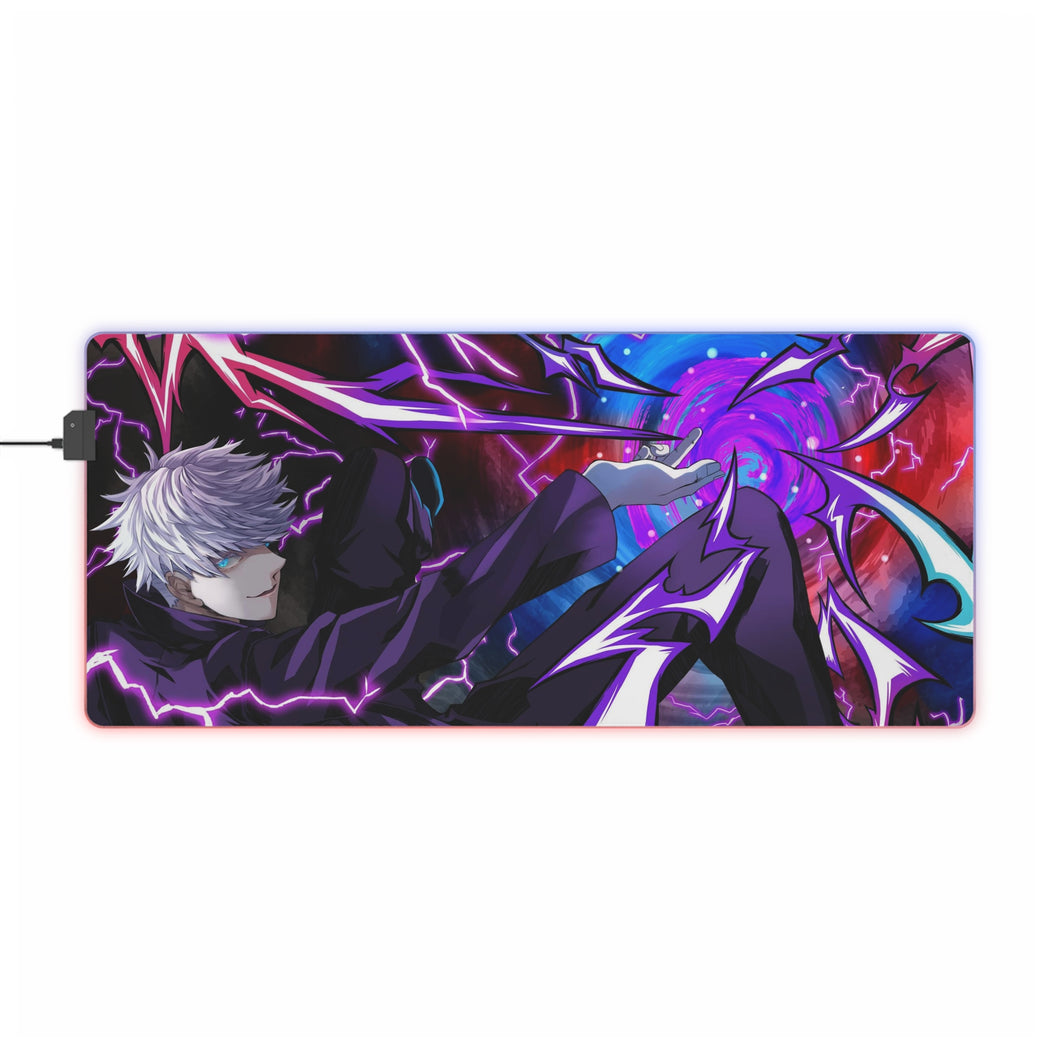 Tapis de souris LED RVB Jujutsu Kaisen (tapis de bureau)