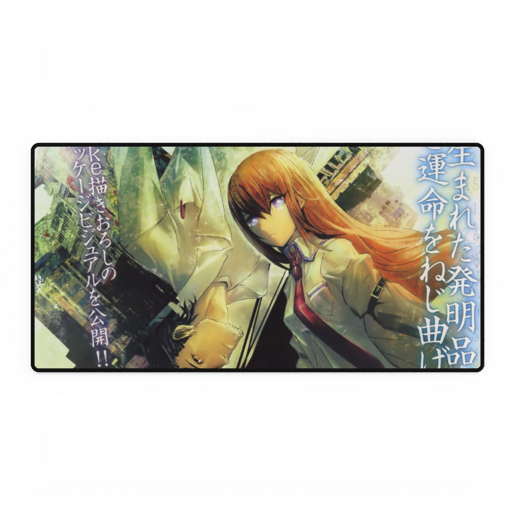 Tapis de souris Makise Kurisu et Rintaro Okabe (tapis de bureau)