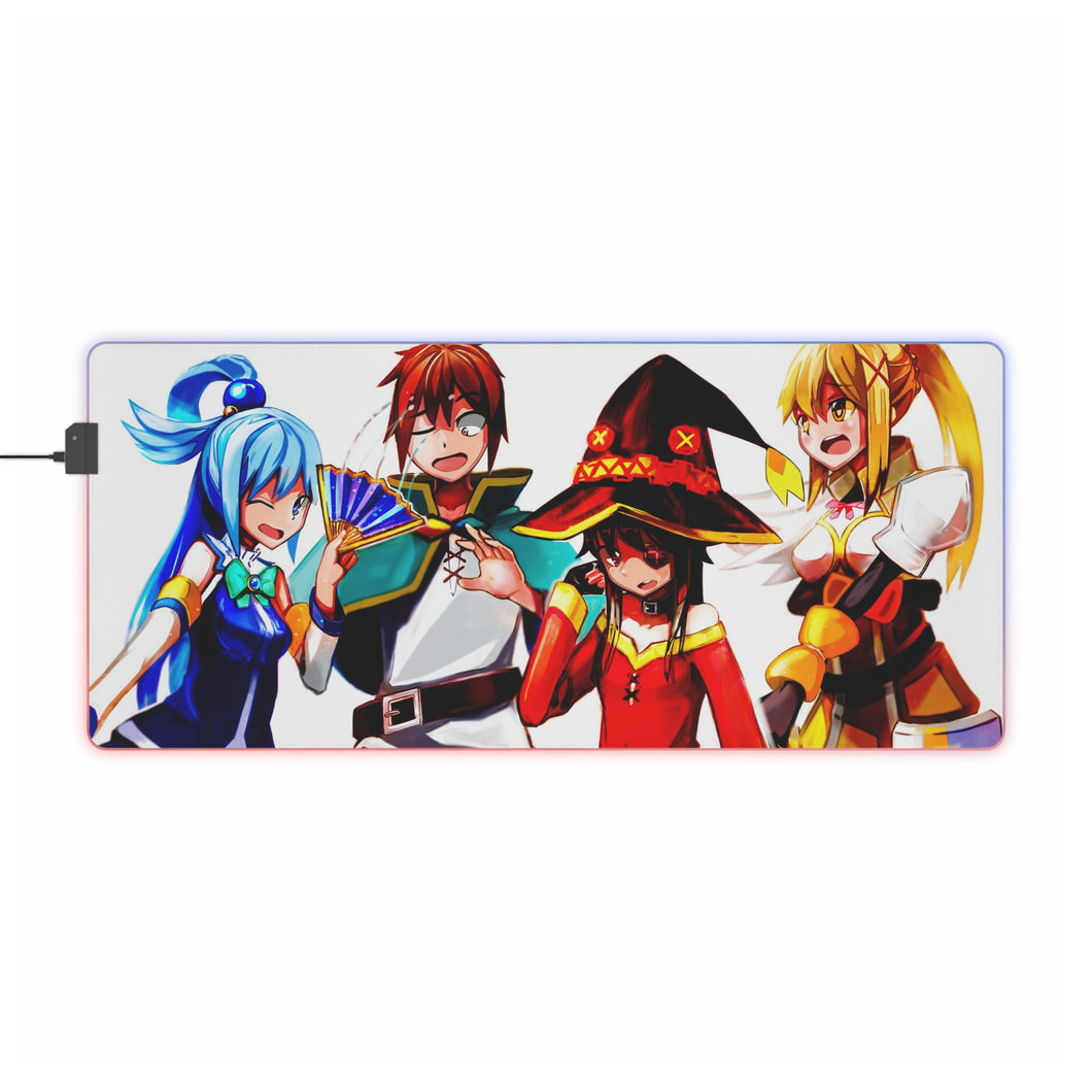 KonoSuba RGB LED Mouse Pad (Desk Mat)