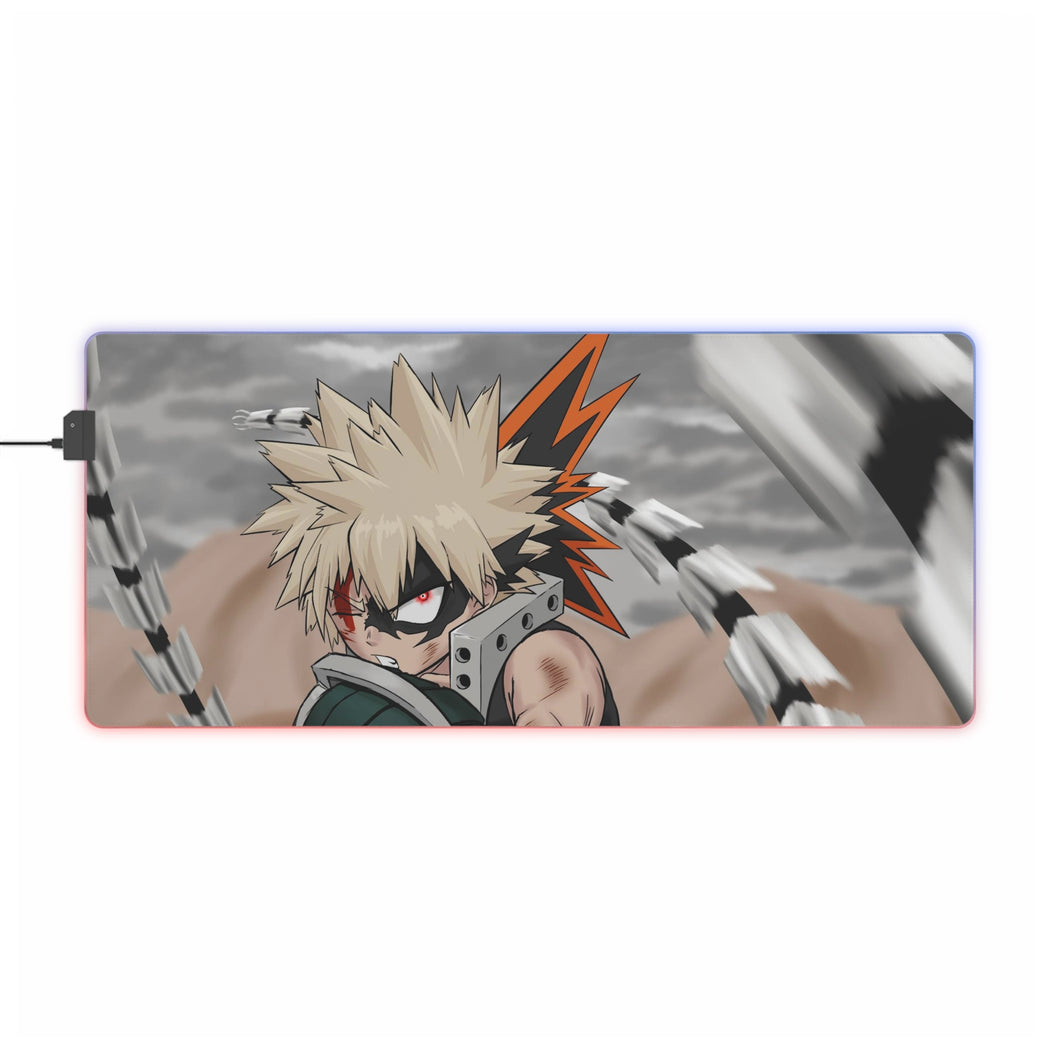 My Hero Academia Katsuki Bakugou RGB LED Mouse Pad (Desk Mat)