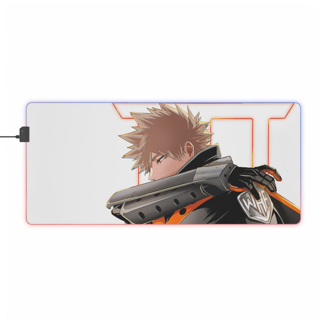 Alfombrilla de ratón (alfombrilla de escritorio) RGB LED My Hero Academia Katsuki Bakugou