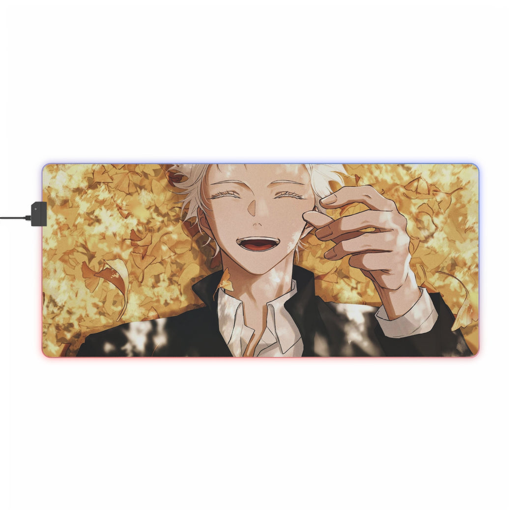 Tapis de souris LED RVB Jujutsu Kaisen (tapis de bureau)