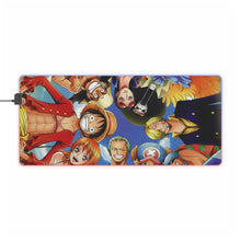 Cargar imagen en el visor de la galería, Alfombrilla de ratón RGB LED (alfombrilla de escritorio) de One Piece Monkey D. Luffy, Roronoa Zoro, Sanji, Nico Robin, Tony Tony Chopper
