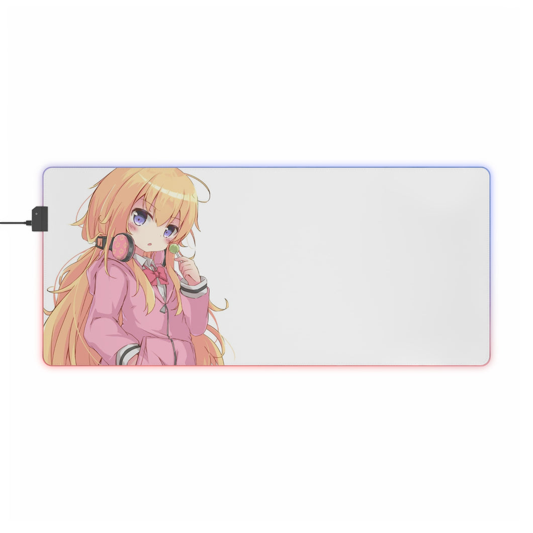 Gabriel DropOut Gabriel Tenma White RGB LED Mouse Pad (Desk Mat)