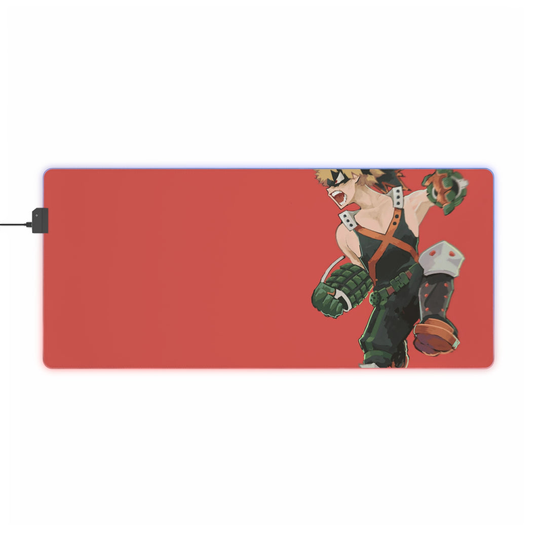 My Hero Academia Katsuki Bakugou RGB LED Mouse Pad (Desk Mat)