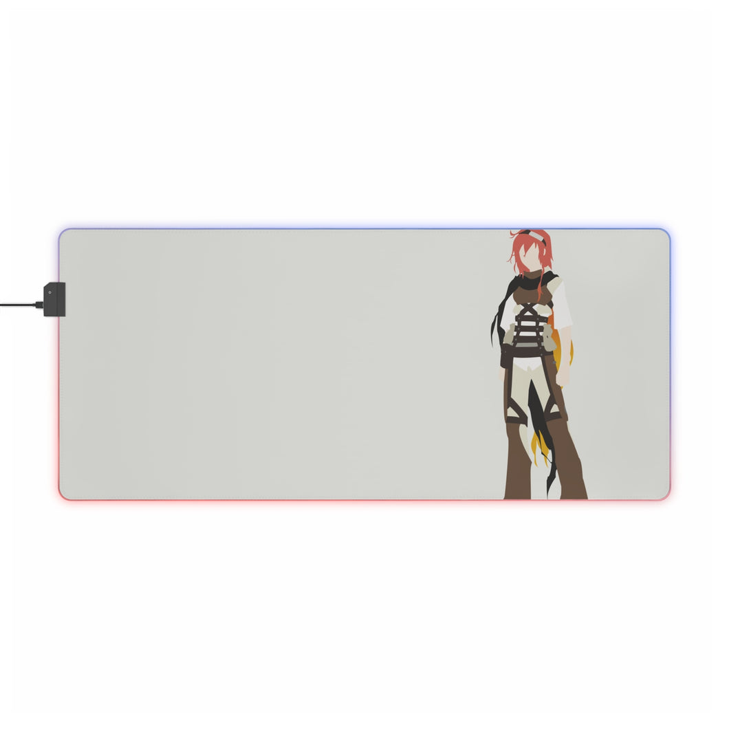 Tapis de souris LED RVB Rokka : Braves Of The Six Flowers (tapis de bureau)