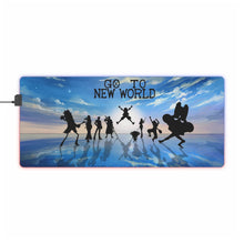 Cargar imagen en el visor de la galería, One Piece Monkey D. Luffy, Roronoa Zoro, Sanji, Nico Robin, Tony Tony Chopper RGB LED Mouse Pad (Desk Mat)
