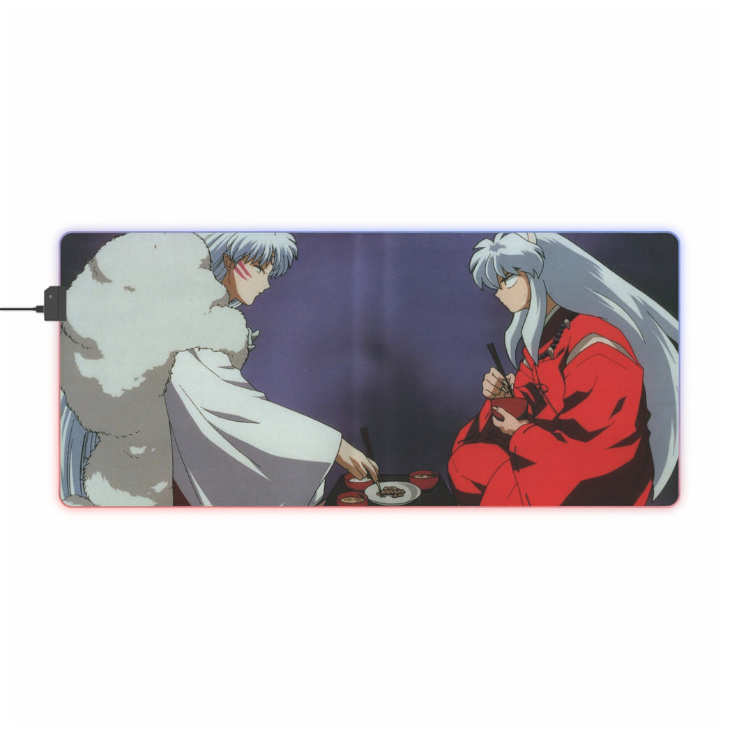 Alfombrilla de ratón LED RGB InuYasha (alfombrilla de escritorio)