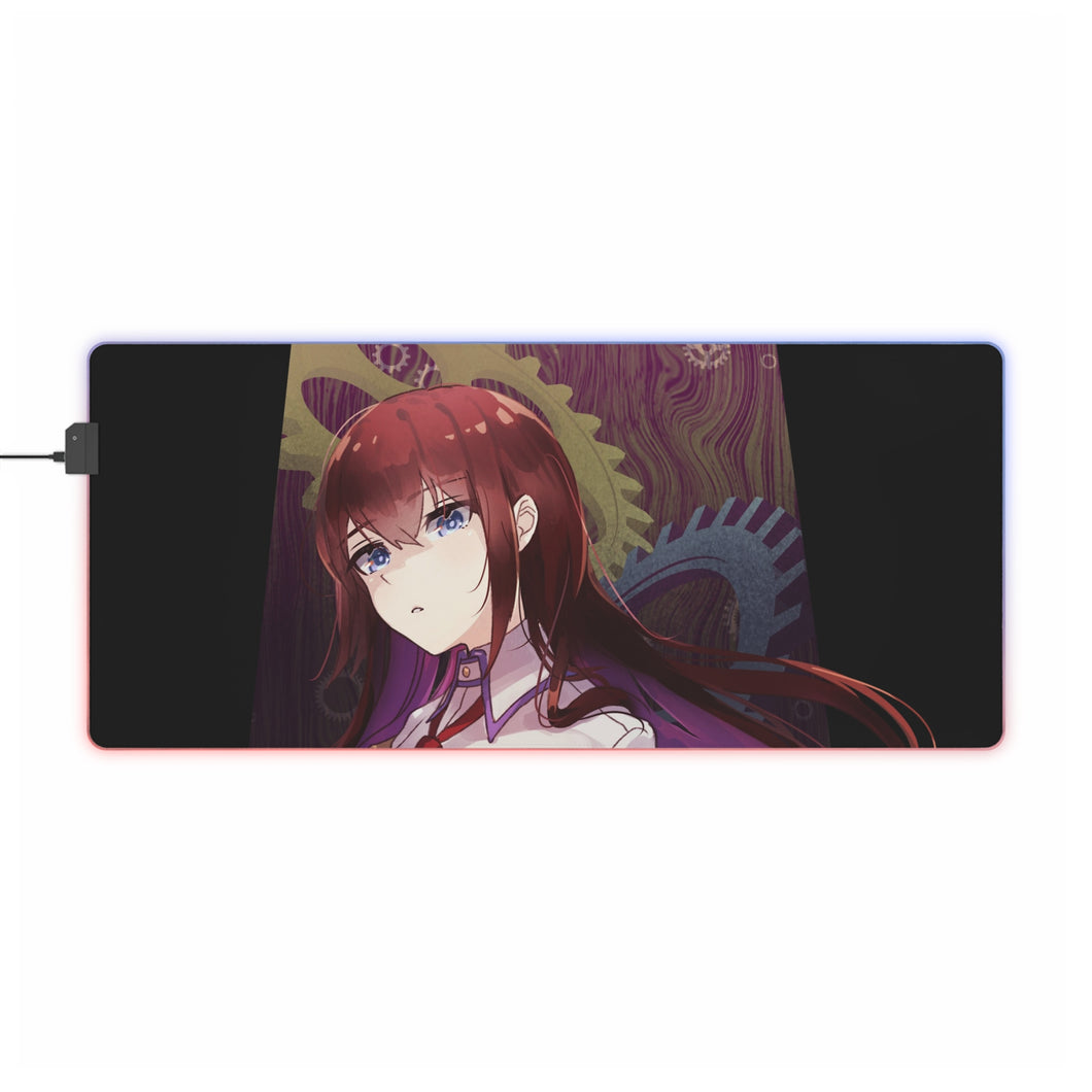 Tapis de souris LED RVB Steins;Gate (tapis de bureau)