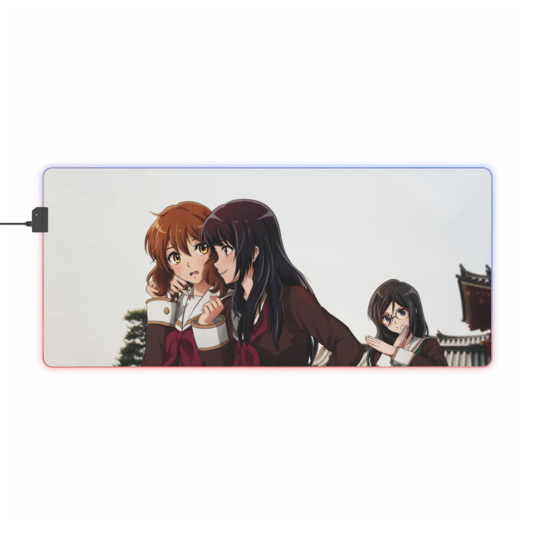 Sound! Euphonium Kumiko Oumae, Reina Kousaka, Asuka Tanaka RGB LED Mouse Pad (Desk Mat)