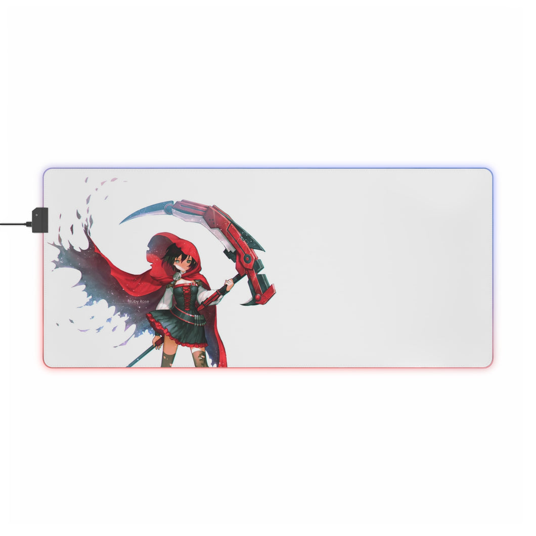 Tapis de souris LED RGB Anime RWBY (tapis de bureau)