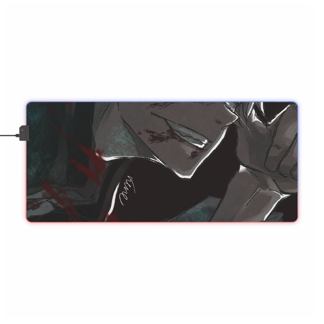 Tapis de souris LED RVB Jujutsu Kaisen (tapis de bureau)